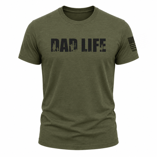 "DAD LIFE" Tee - Black Girl Golf