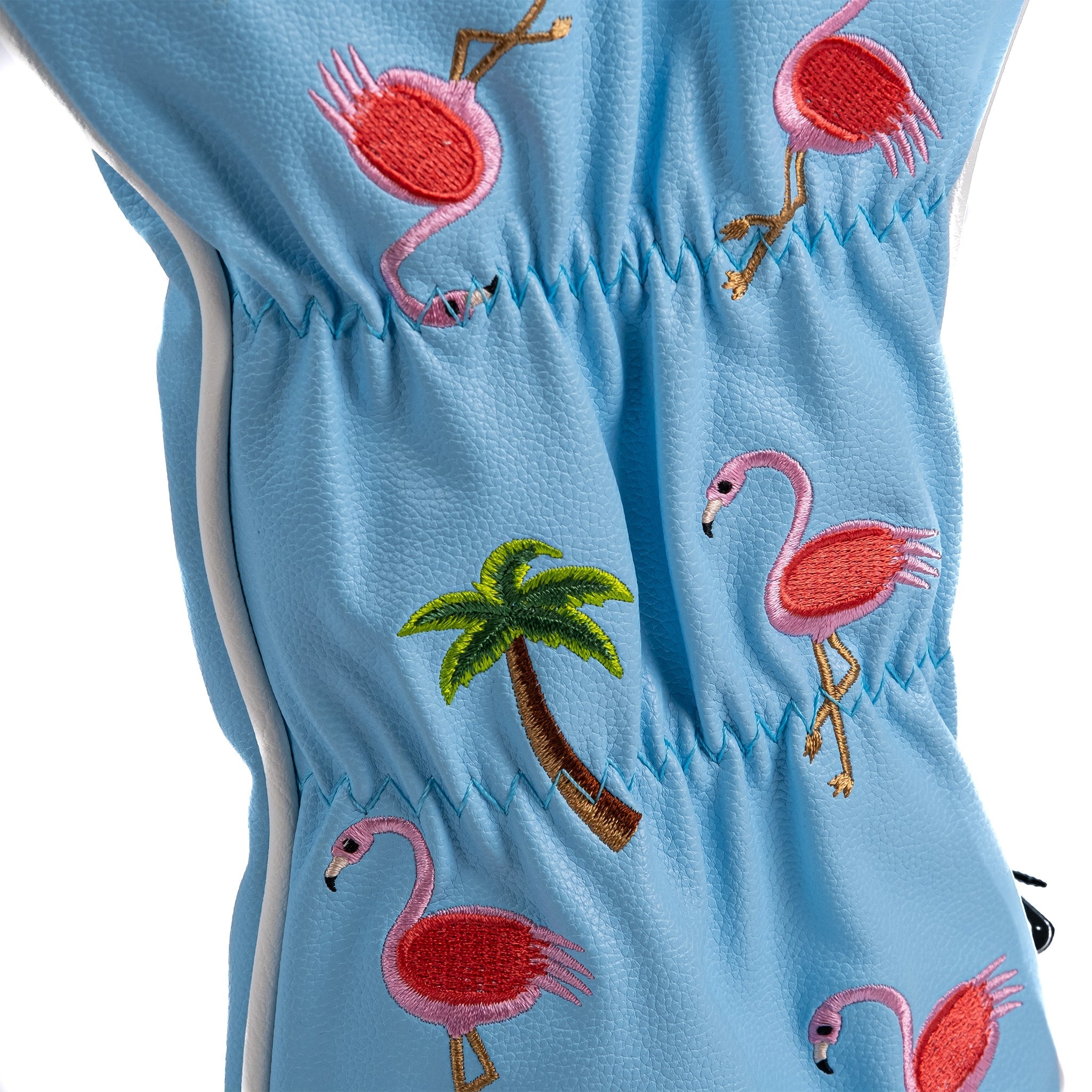 Dancing Flamingos - Driver Cover - Black Girl Golf