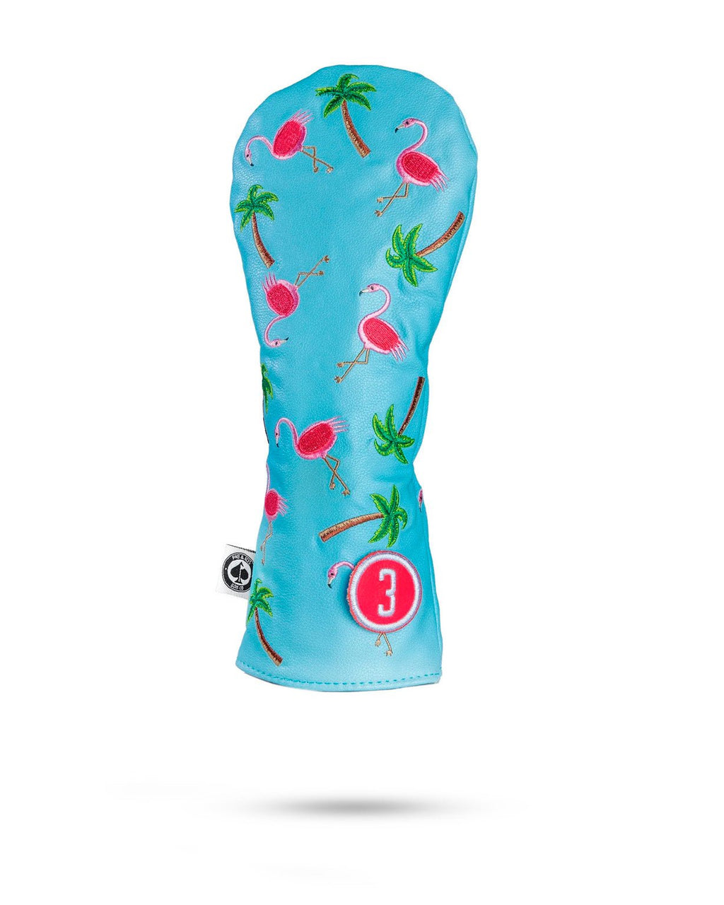 Dancing Flamingos - Fairway Cover - Black Girl Golf