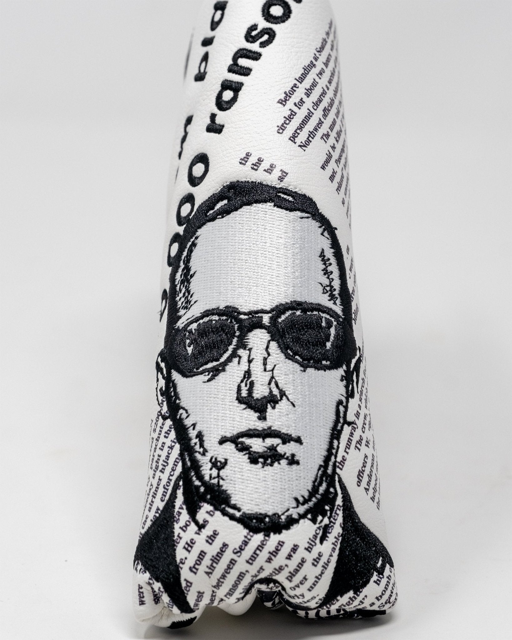 D.B. Cooper - Blade Putter Cover - Black Girl Golf