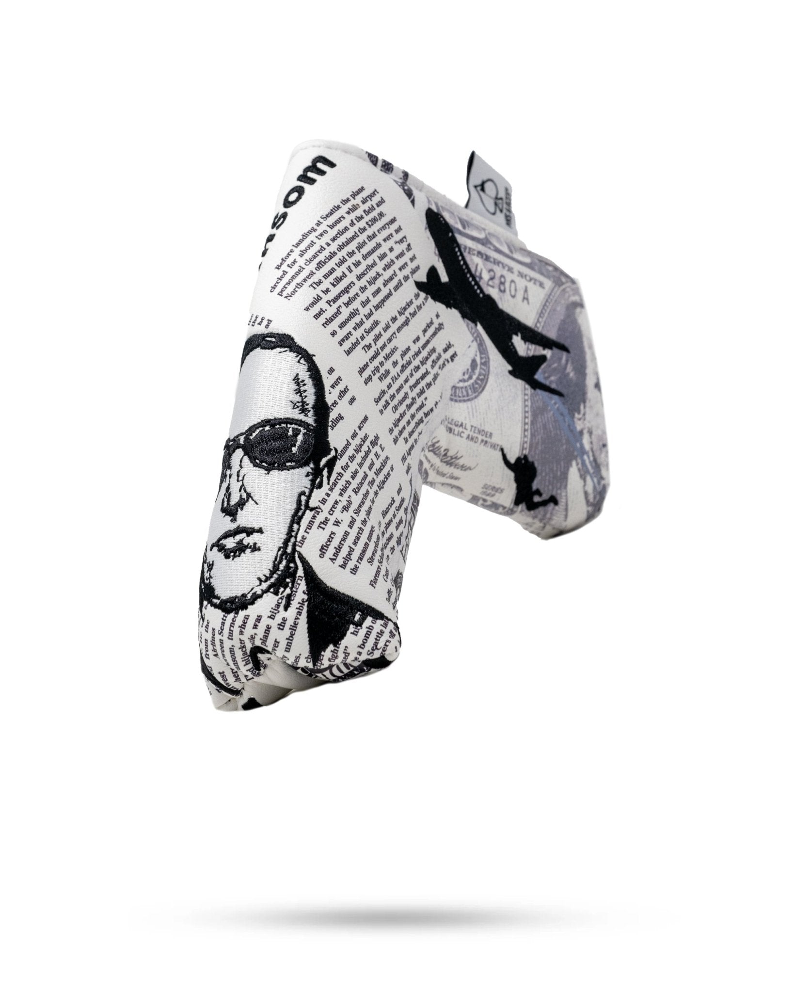 D.B. Cooper - Blade Putter Cover - Black Girl Golf