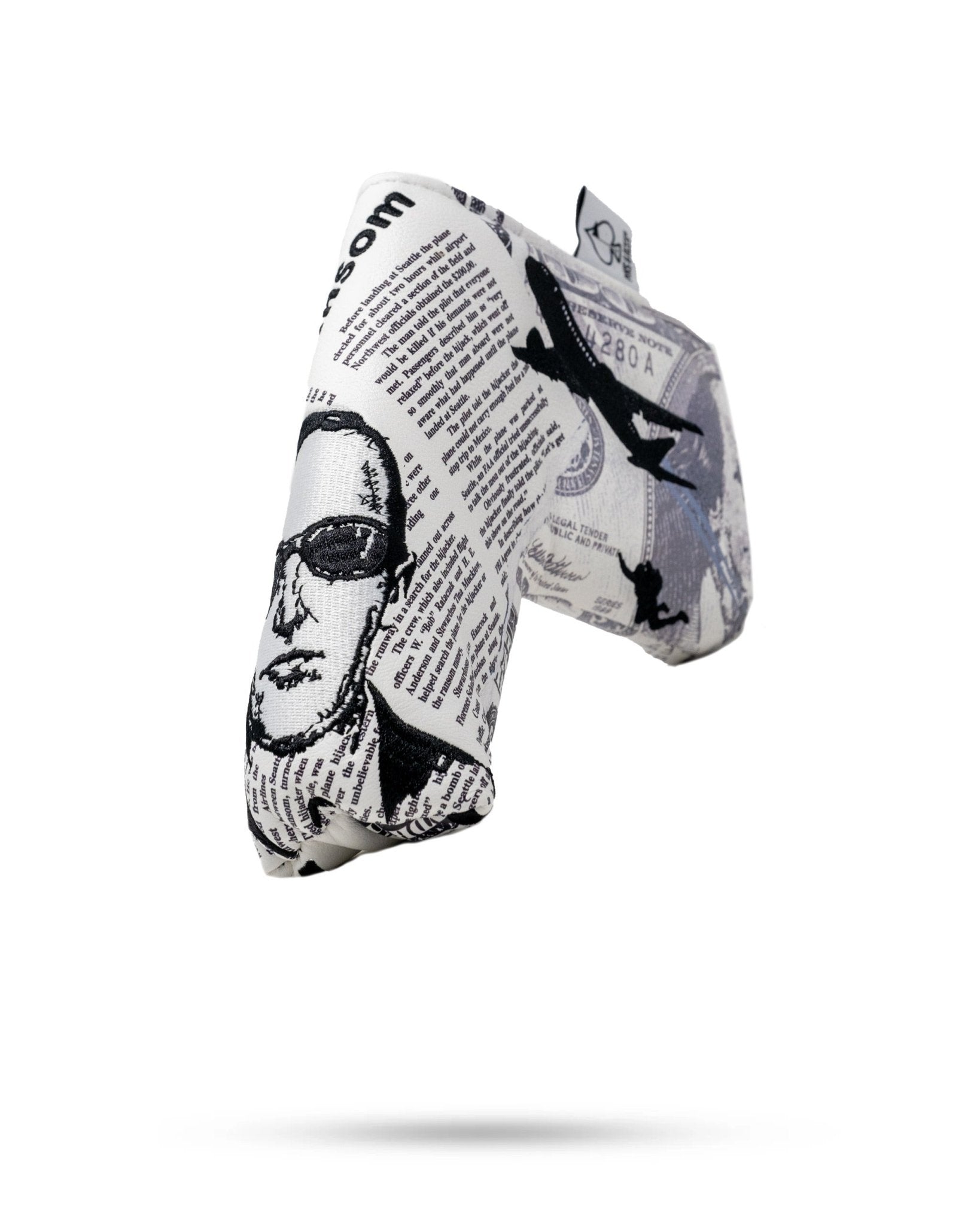 D.B. Cooper - Blade Putter Cover - Black Girl Golf