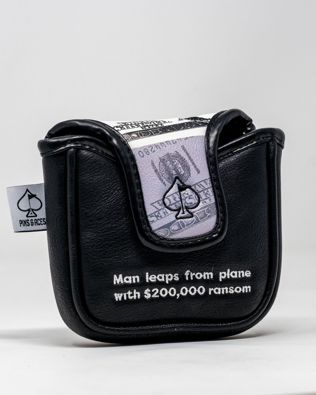 D.B. Cooper - Mallet Putter Cover - Black Girl Golf