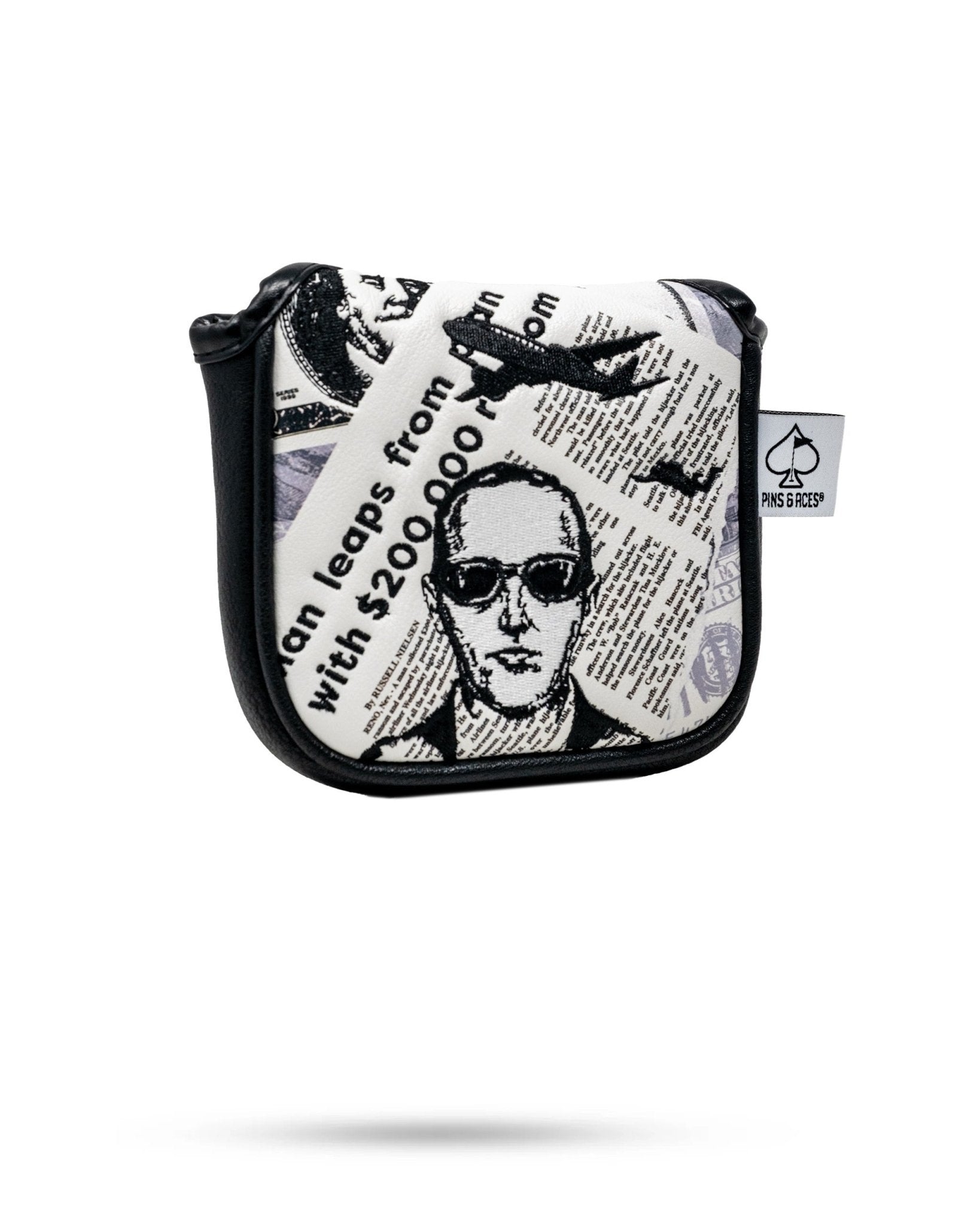 D.B. Cooper - Mallet Putter Cover - Black Girl Golf