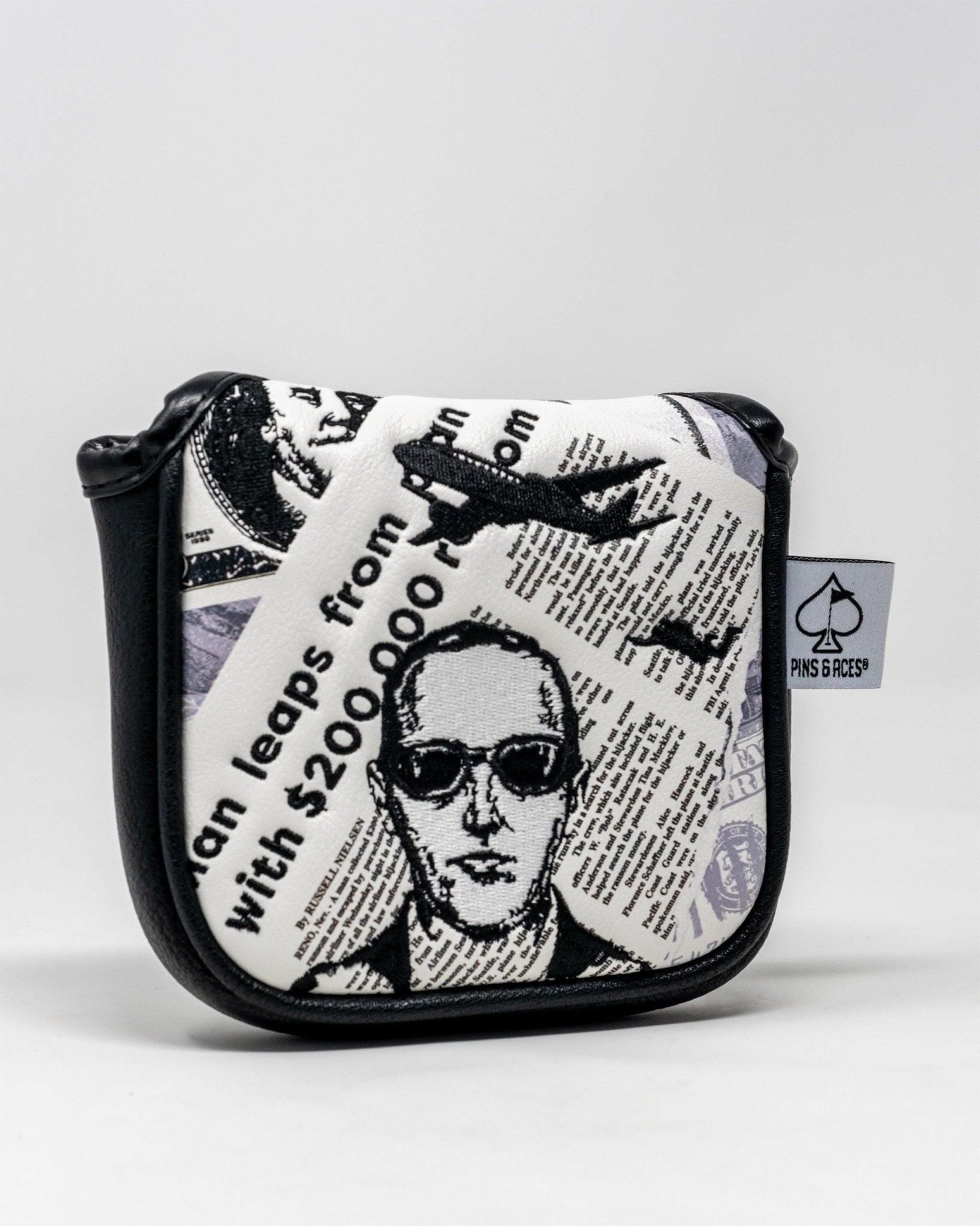 D.B. Cooper - Mallet Putter Cover - Black Girl Golf