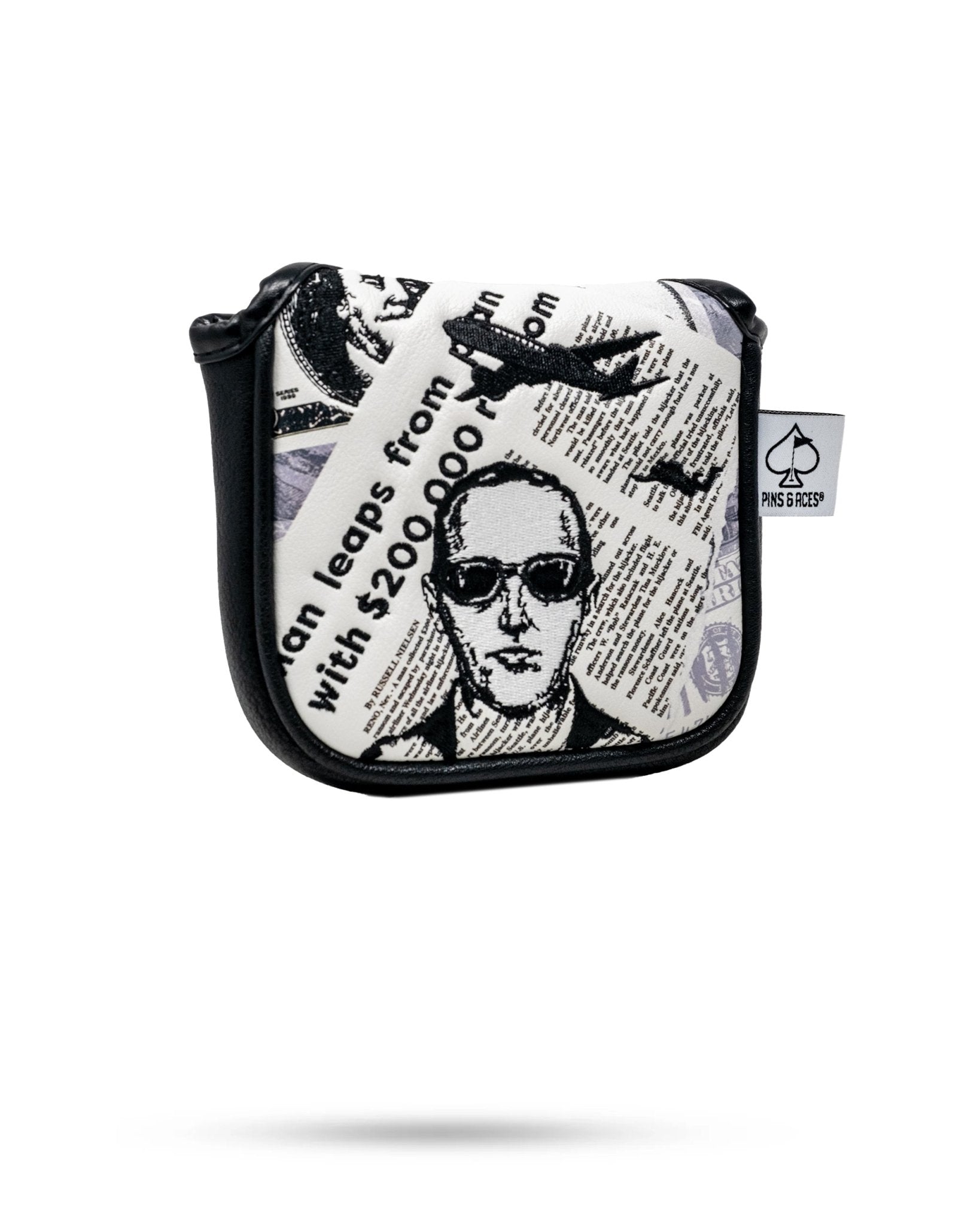 D.B. Cooper - Mallet Putter Cover - Black Girl Golf