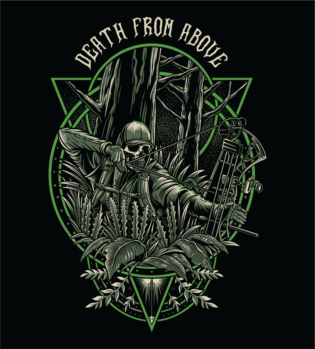 "Death From Above" Tee - Black Girl Golf