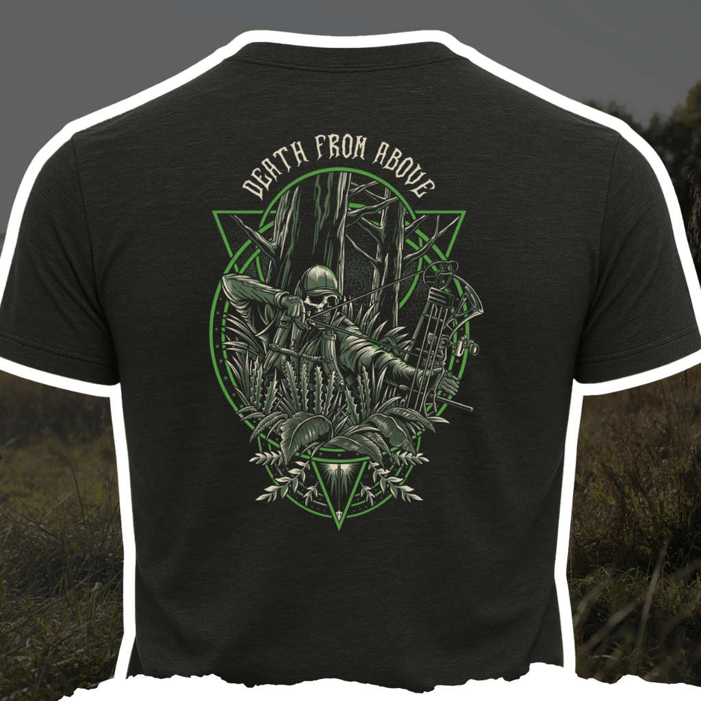 "Death From Above" Tee - Black Girl Golf