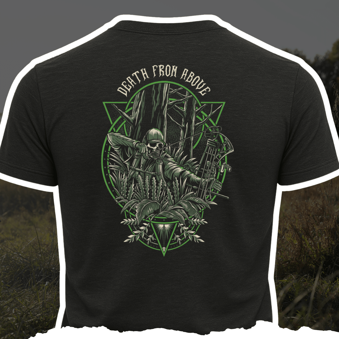 "Death From Above" Tee - Black Girl Golf