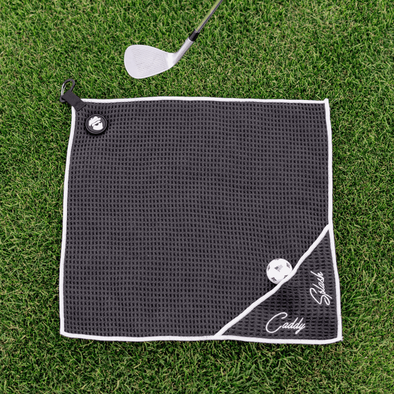 Deluxe Golf Club Cleaning Kit: Club Cleaner, Magnetic Towel & Groove Sharpener - Black Girl Golf