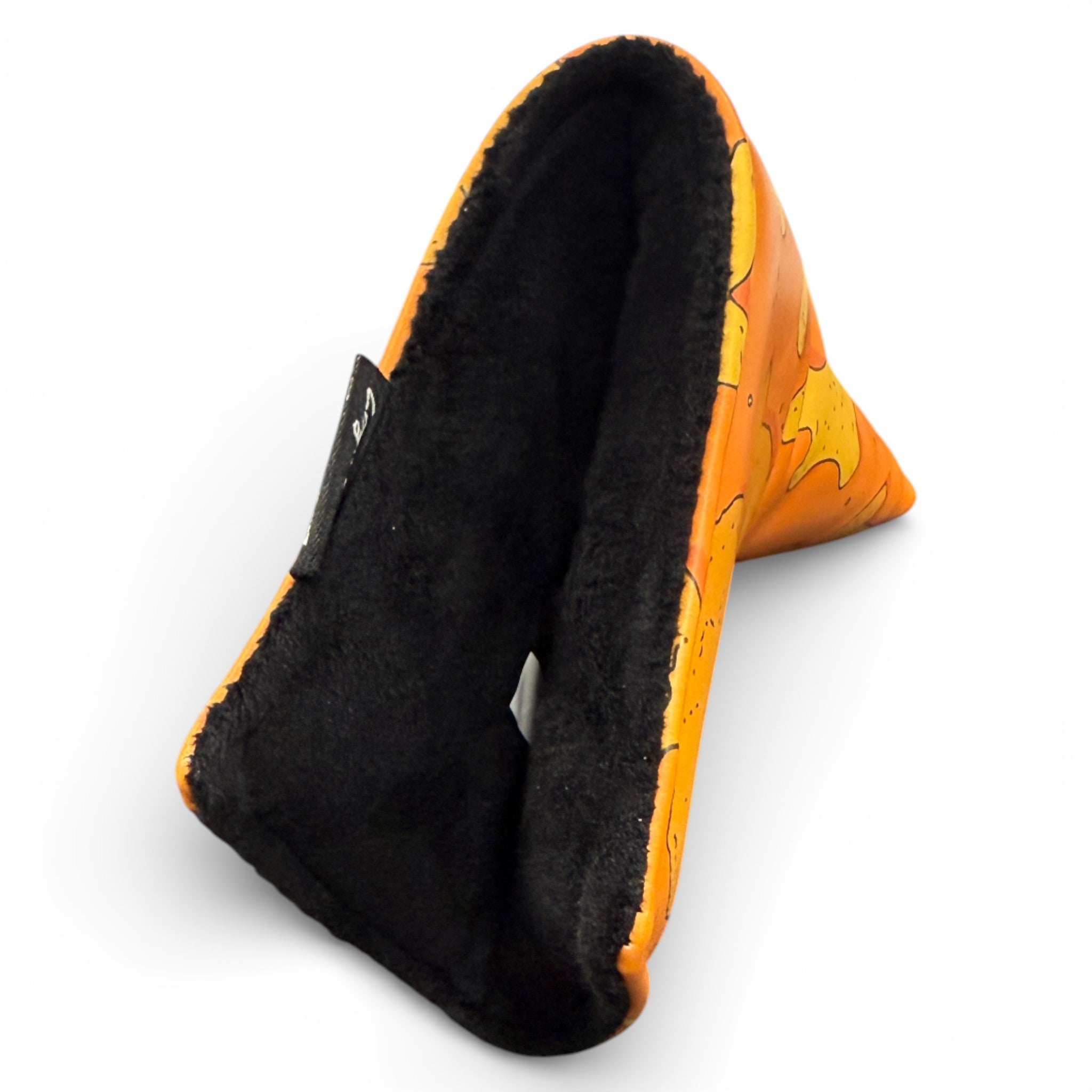 Dino Nugget Blade Putter Headcover | Magnetic Golf Putter Cover | Premium Synthetic Leather | Soft Protective Interior - Black Girl Golf