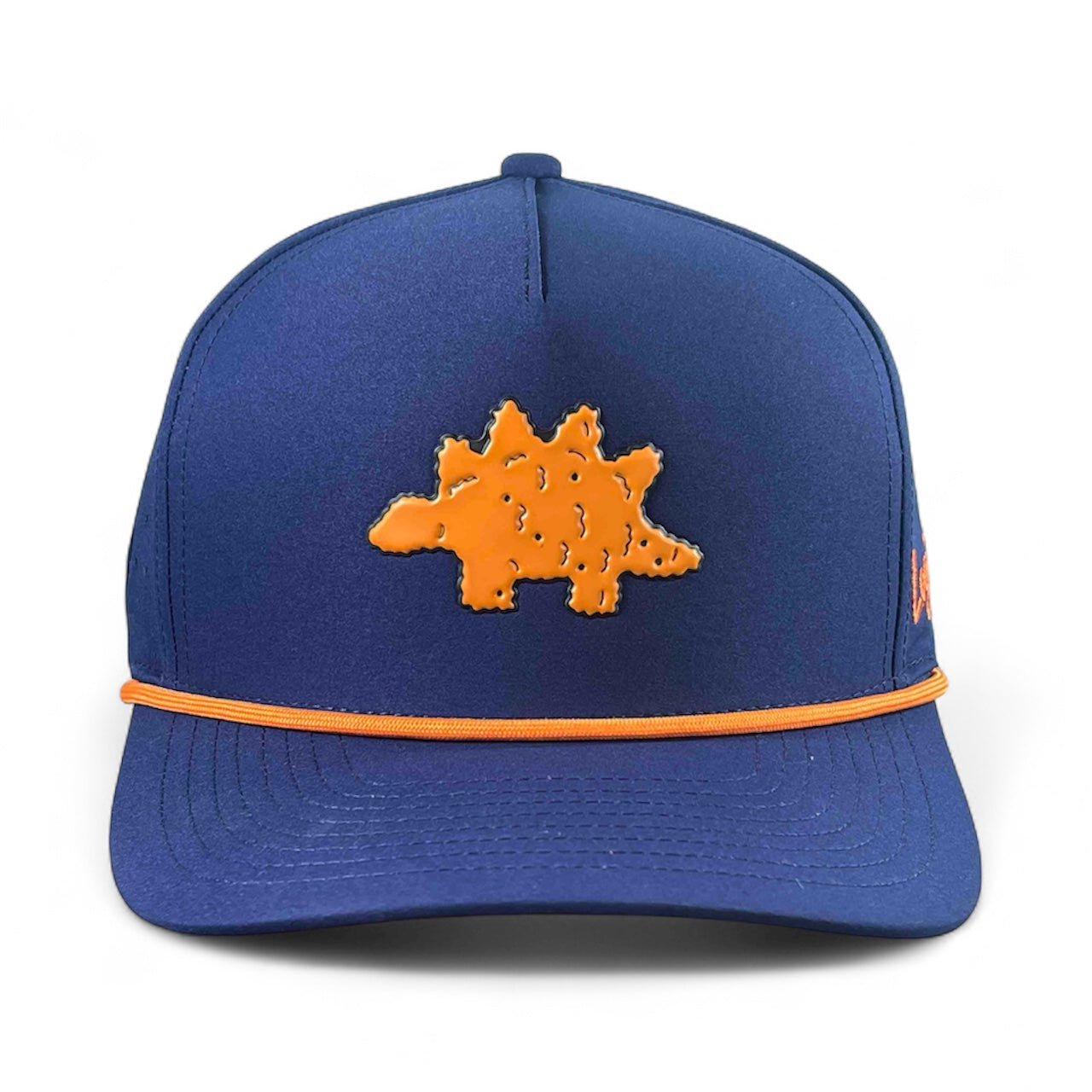 Dino Nugget Golf Hat | Snapback Cap | Built - in Magnetic Ball Marker Holder + Marker Included | Dinosaur Chicken | Adjustable - Black Girl Golf