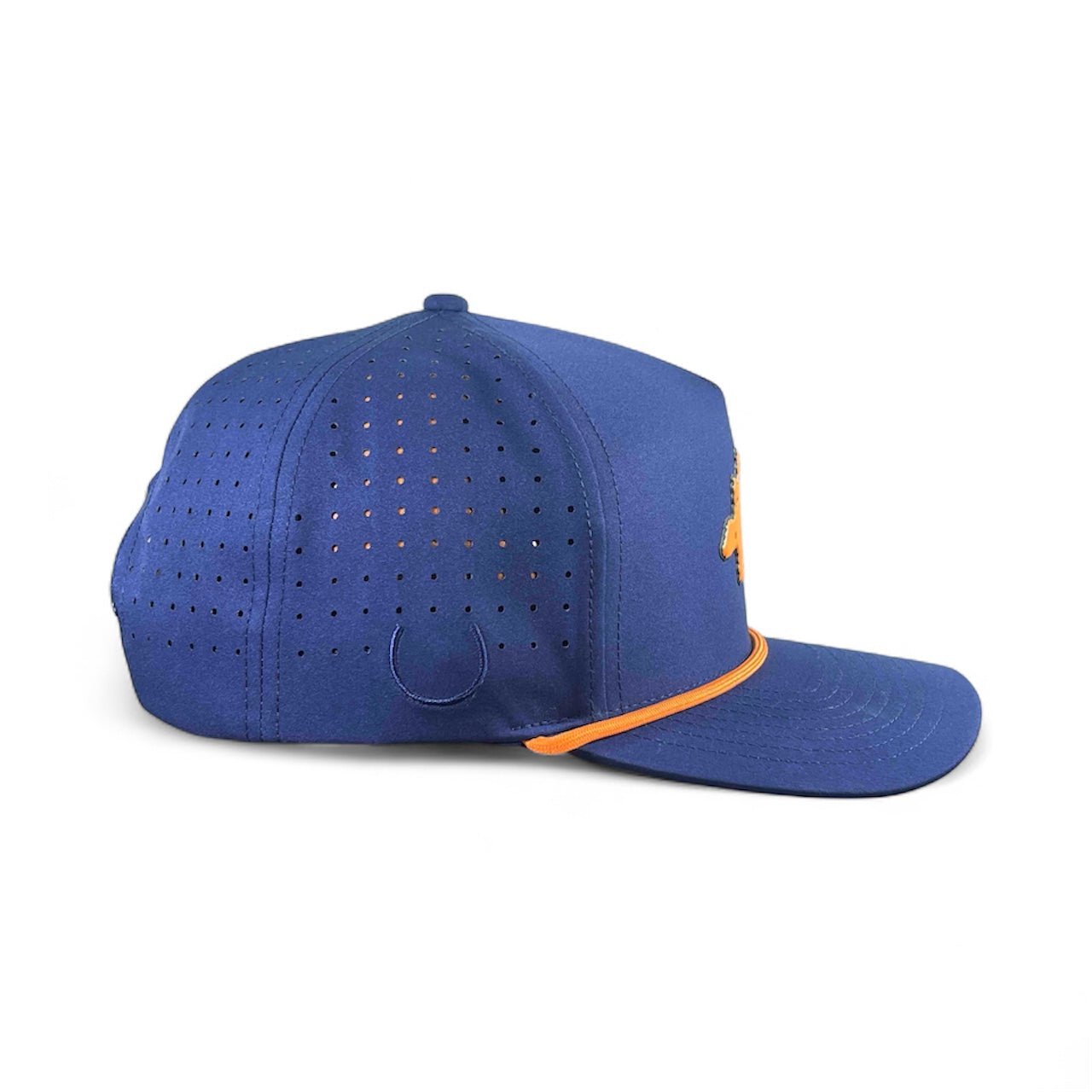 Dino Nugget Golf Hat | Snapback Cap | Built - in Magnetic Ball Marker Holder + Marker Included | Dinosaur Chicken | Adjustable - Black Girl Golf