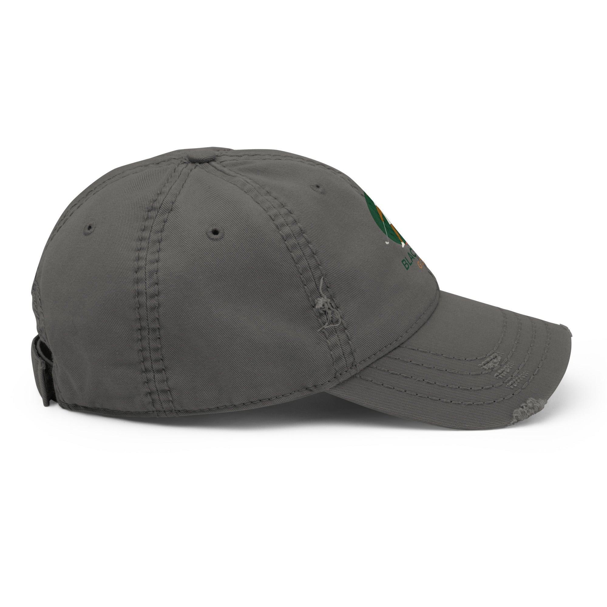 Distressed Dad Hat - Black Girl Golf
