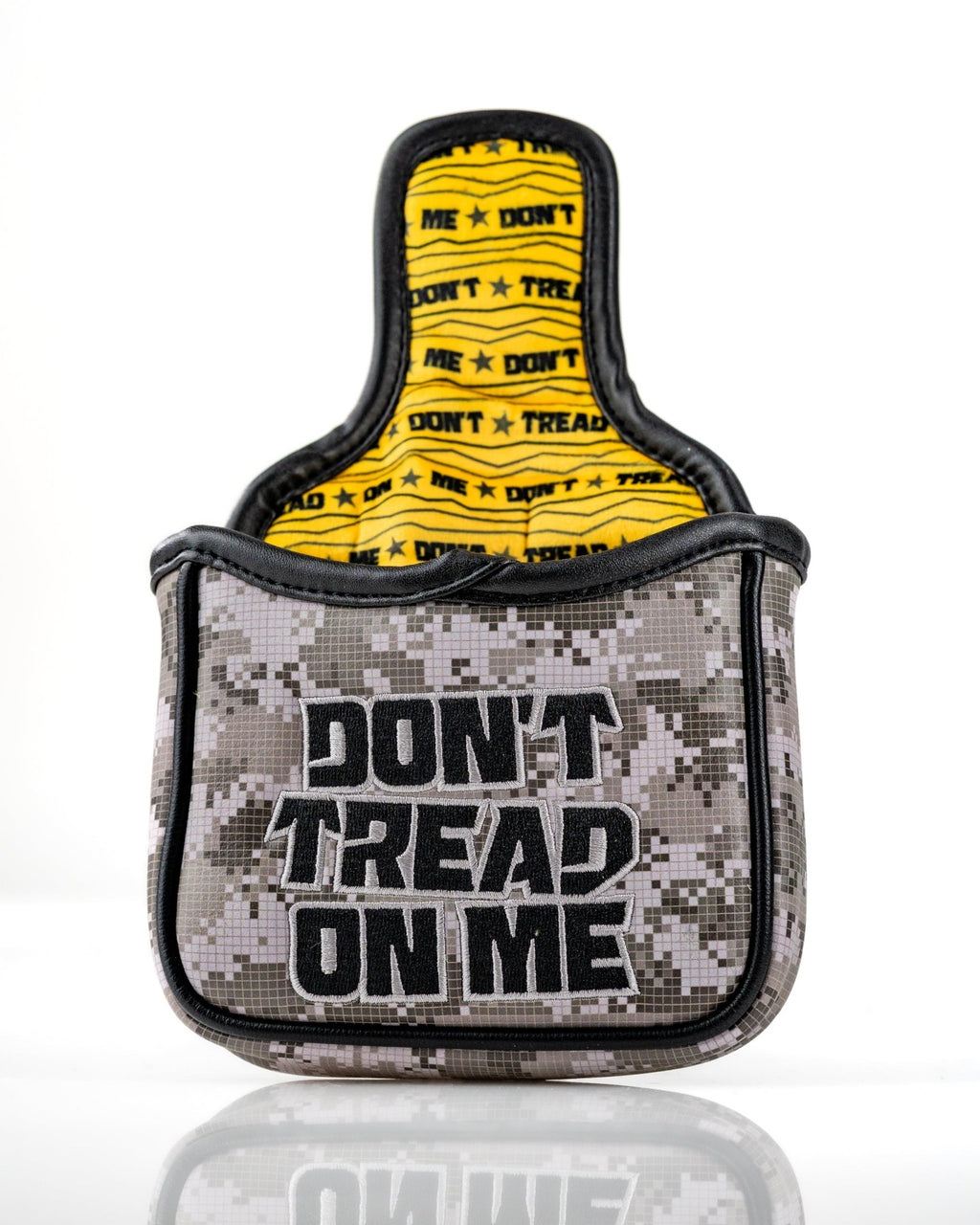 Don't Tread On Me 2.0 - Mallet Putter Cover - Black Girl Golf
