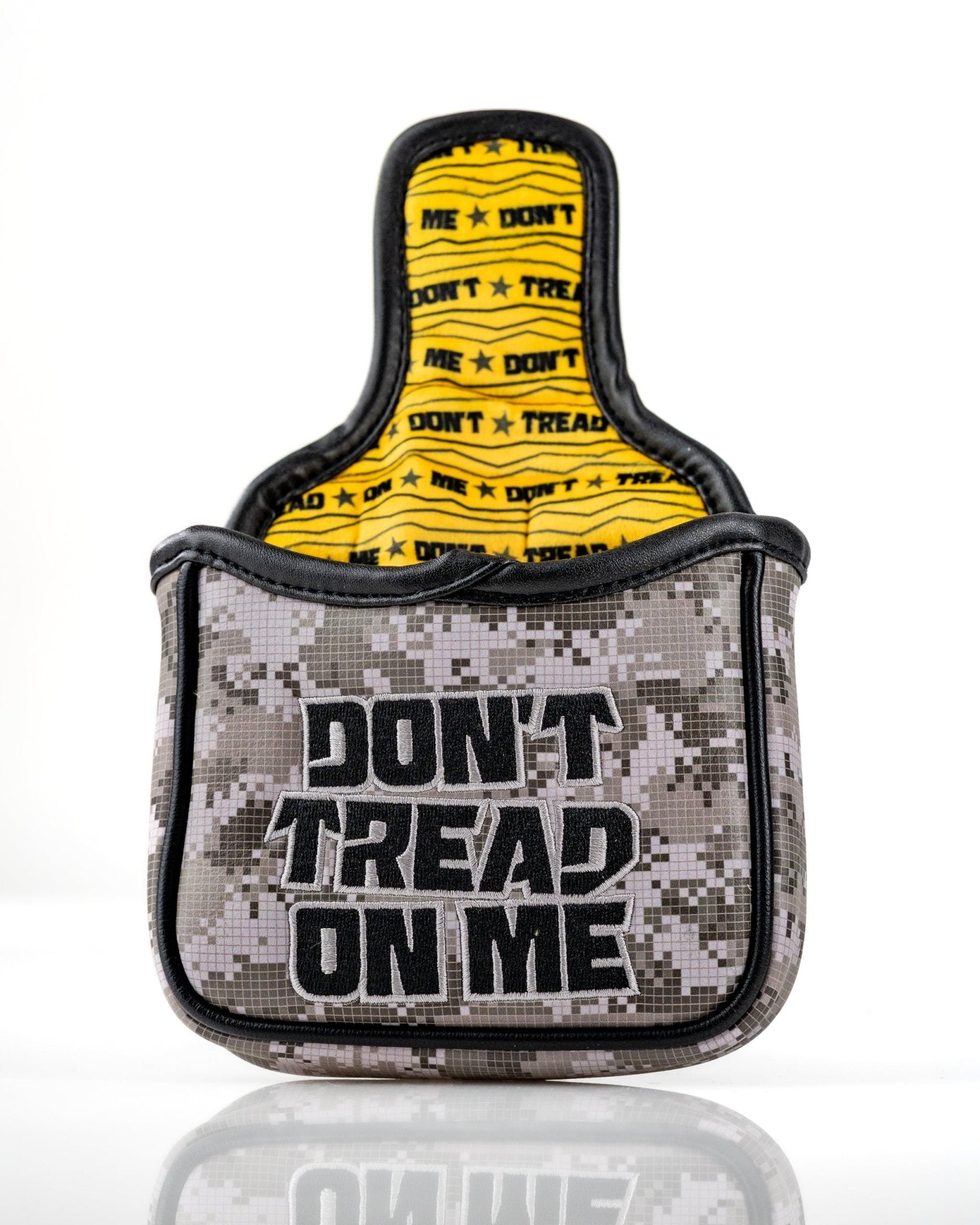 Don't Tread On Me 2.0 - Mallet Putter Cover - Black Girl Golf