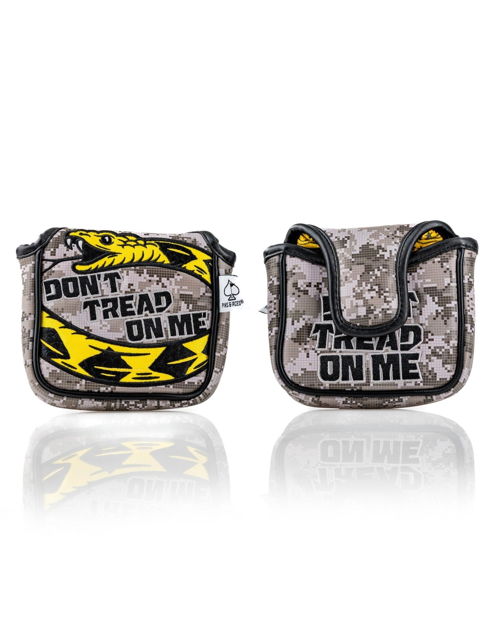 Don't Tread On Me 2.0 - Mallet Putter Cover - Black Girl Golf