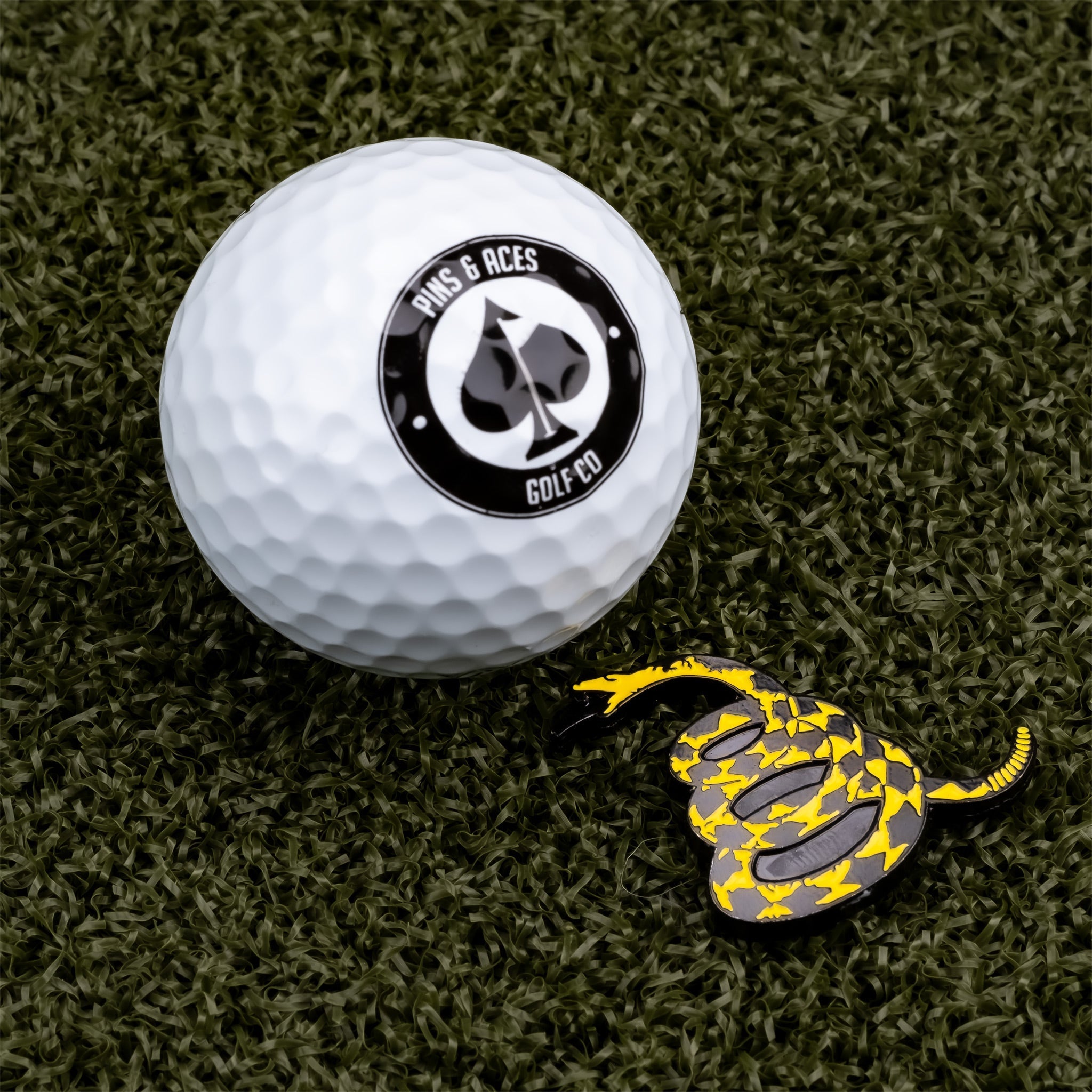 Don't Tread on Me Ball Marker - Black Girl Golf