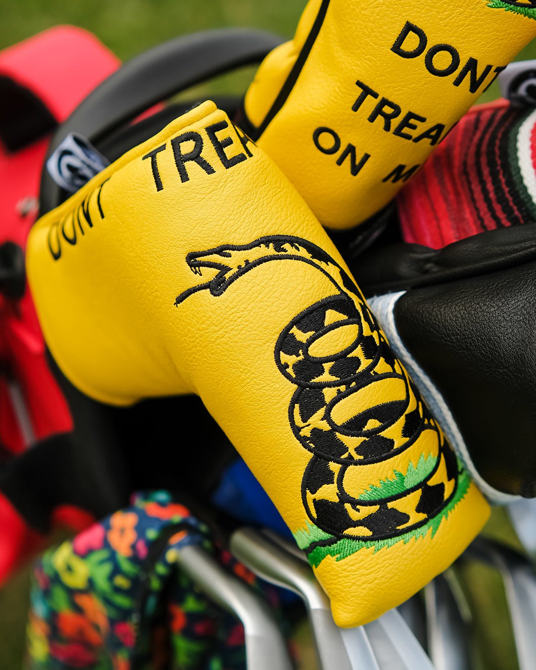 Don't Tread on Me - Blade Putter Cover - Black Girl Golf