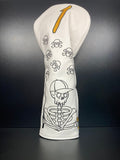 Drinking Skeleton Headcover - Black Girl Golf