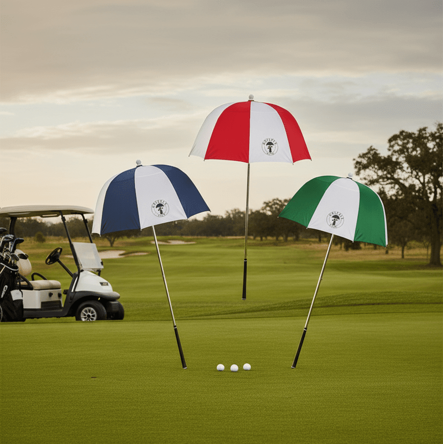 DrizzleStik Flex Umbrella - Black Girl Golf