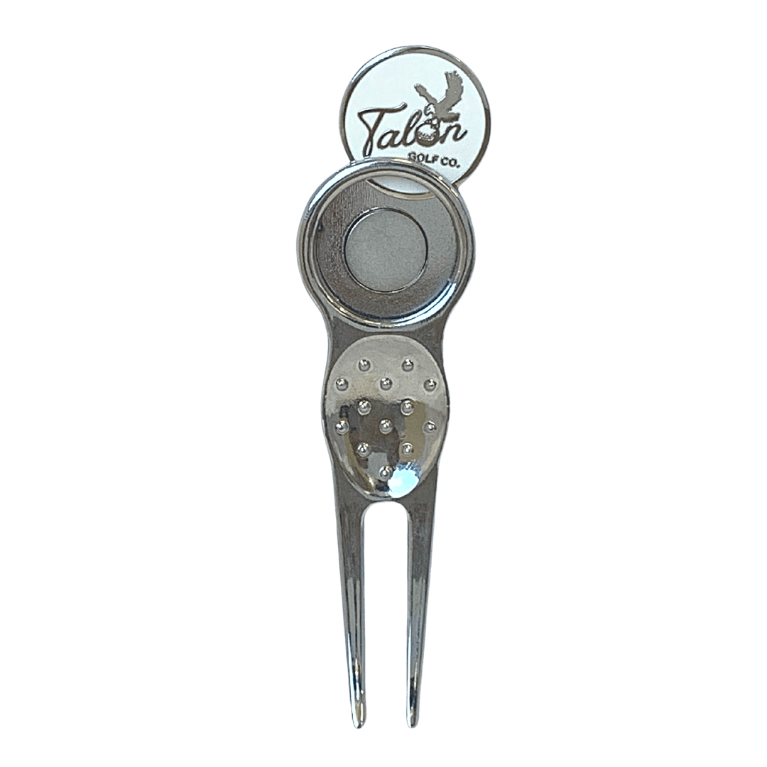 Eagle Divot Tool w/ Magnetic Ball Marker - Black Girl Golf