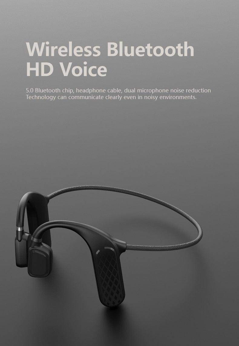 Elegant Black Headphones Wireless Earphones For Workouts And Running Bluetooth Headphones With Mic Grey Bluetooth 5.0 Bone Conduction Earphone Waterproof Sport Headphone Bluetooth Headsets Wireless Headphones Music Handsfree Design - Black Girl Golf