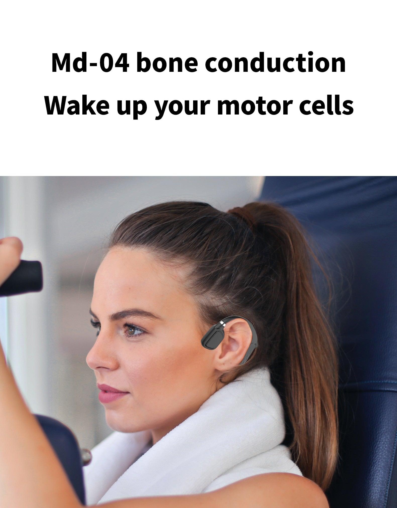 Elegant Black Headphones Wireless Earphones For Workouts And Running Bluetooth Headphones With Mic Grey Bluetooth 5.0 Bone Conduction Earphone Waterproof Sport Headphone Bluetooth Headsets Wireless Headphones Music Handsfree Design - Black Girl Golf