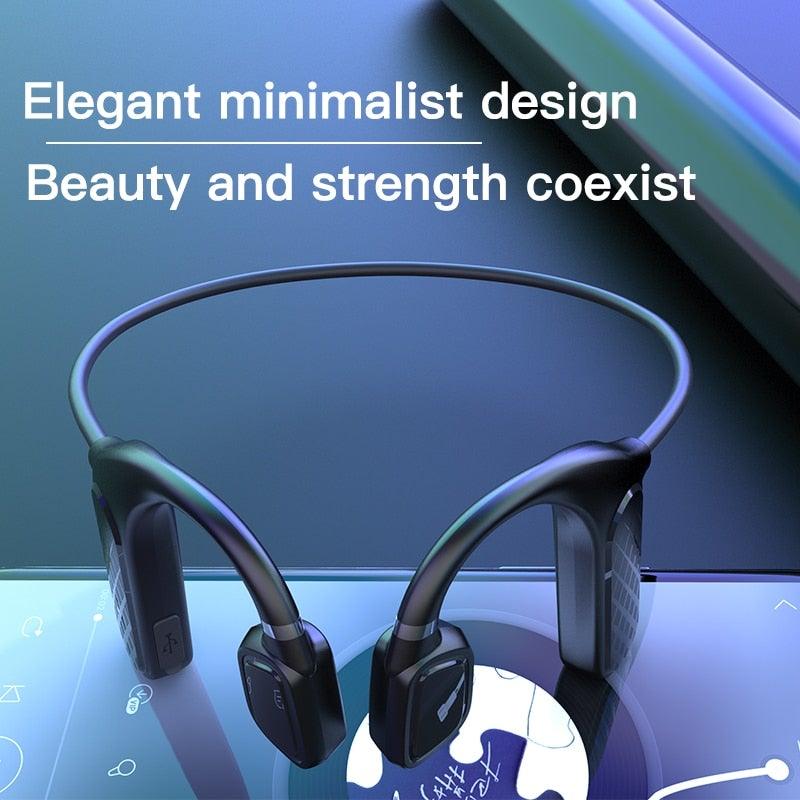 Elegant Black Headphones Wireless Earphones For Workouts And Running Bluetooth Headphones With Mic Grey Bluetooth 5.0 Bone Conduction Earphone Waterproof Sport Headphone Bluetooth Headsets Wireless Headphones Music Handsfree Design - Black Girl Golf