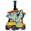 Elephant Clip-On Tag | Multi-Use Bag Tag, Travel Tag, Golf Accessory - Black Girl Golf