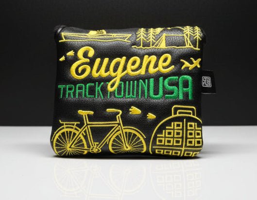 Eugene Track Town USA Headcover - Black Girl Golf