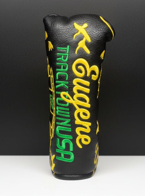 Eugene Track Town USA Headcover - Black Girl Golf