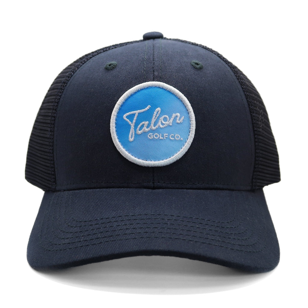 Fade to Blue Trucker Hat - Black Girl Golf