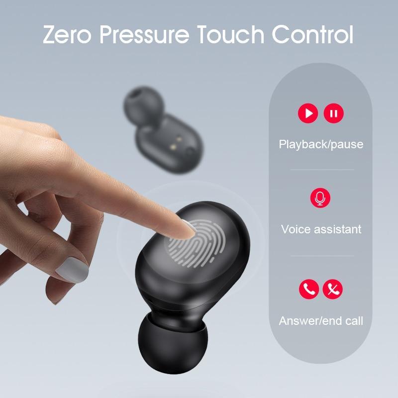 Fingerprint Touch Bluetooth Earphones, HD Stereo Wireless Headphones,Noise Cancelling Gaming Headset In New Trend Luxury Style - Black Girl Golf