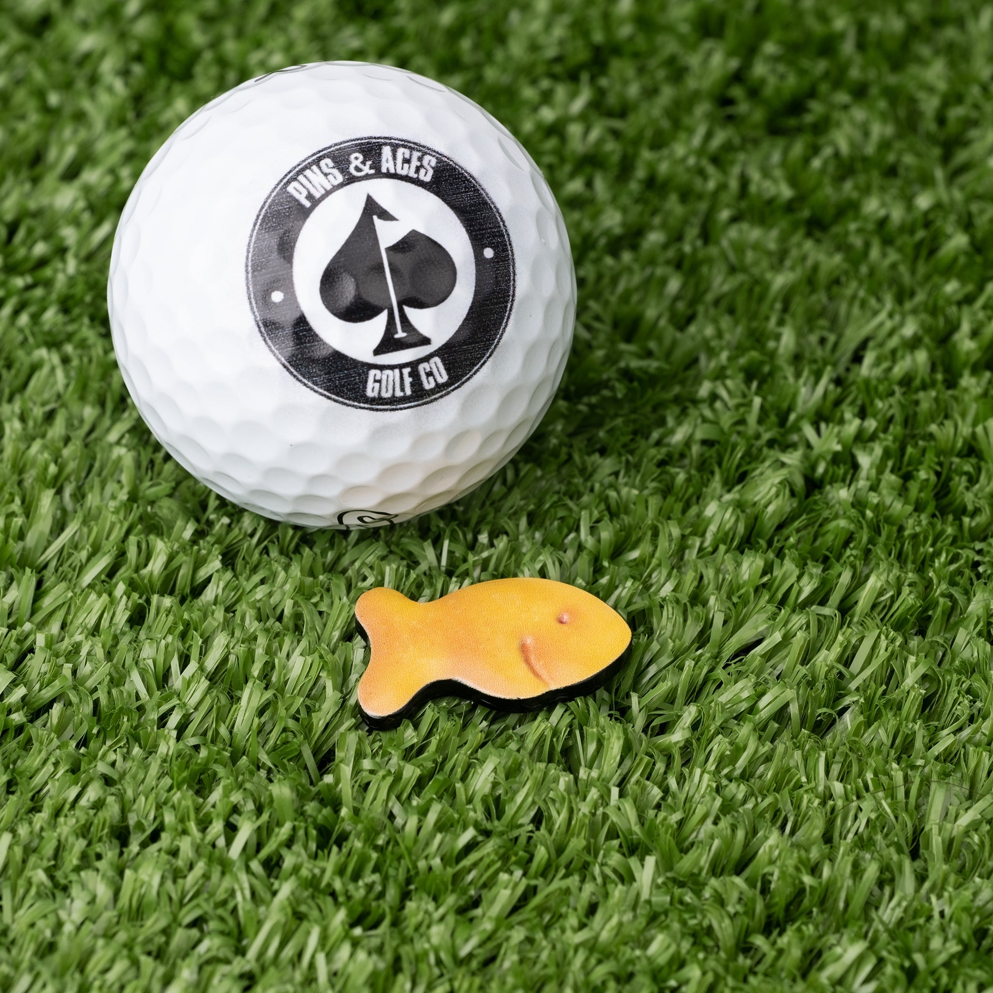 Fish Cracker Ball Marker - Black Girl Golf