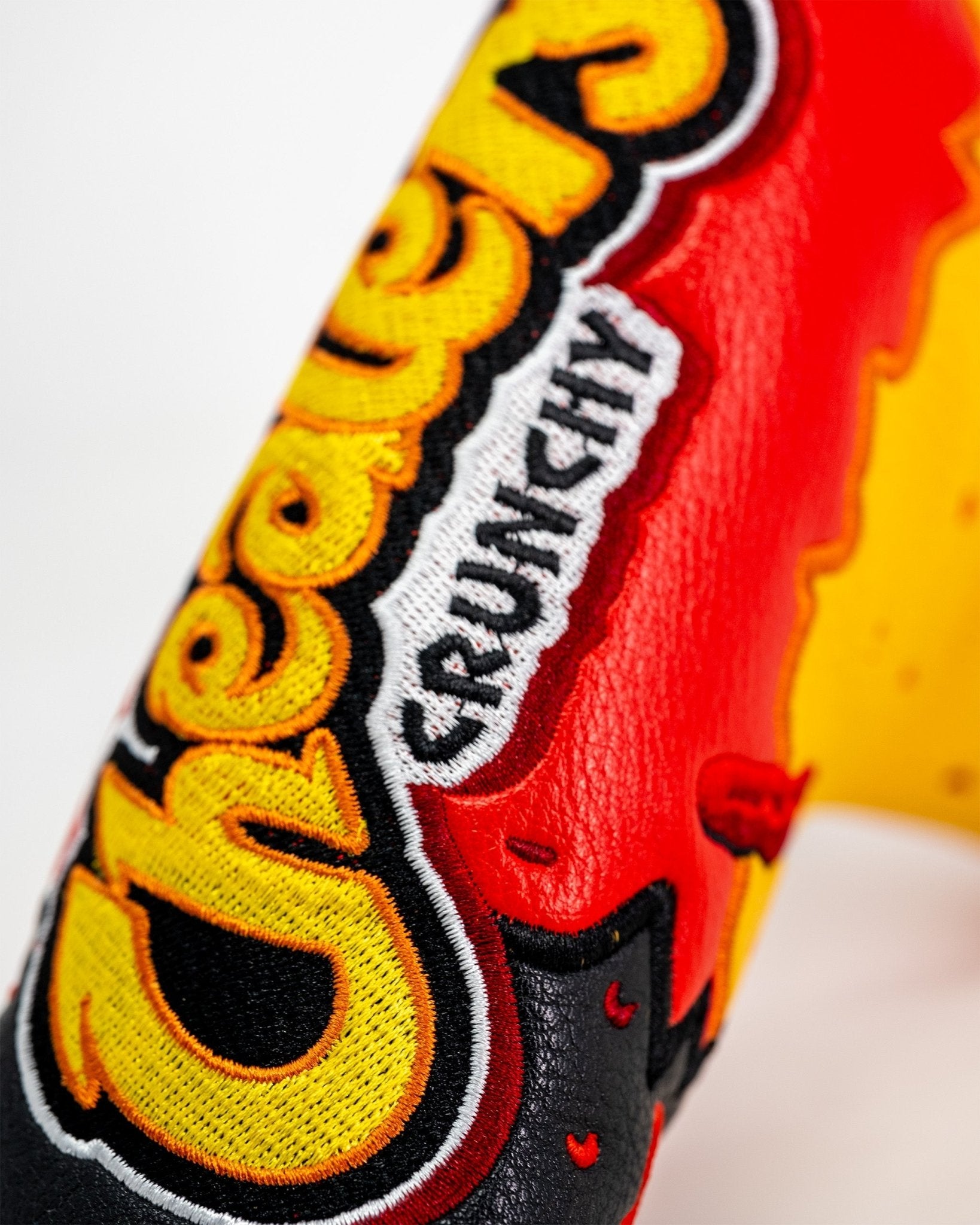 Flamin' Hot Cheaters - Blade Putter Cover - Black Girl Golf
