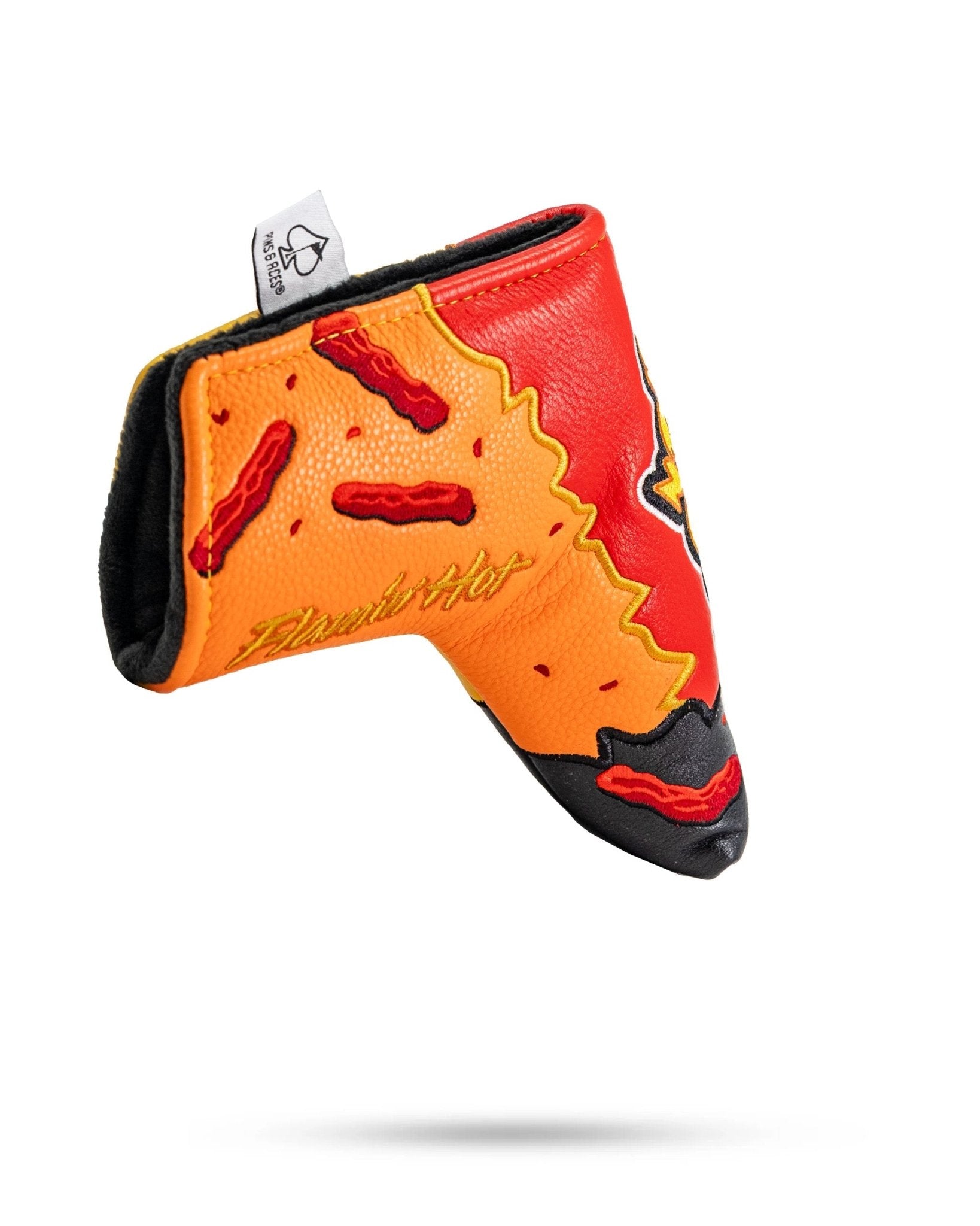 Flamin' Hot Cheaters - Blade Putter Cover - Black Girl Golf