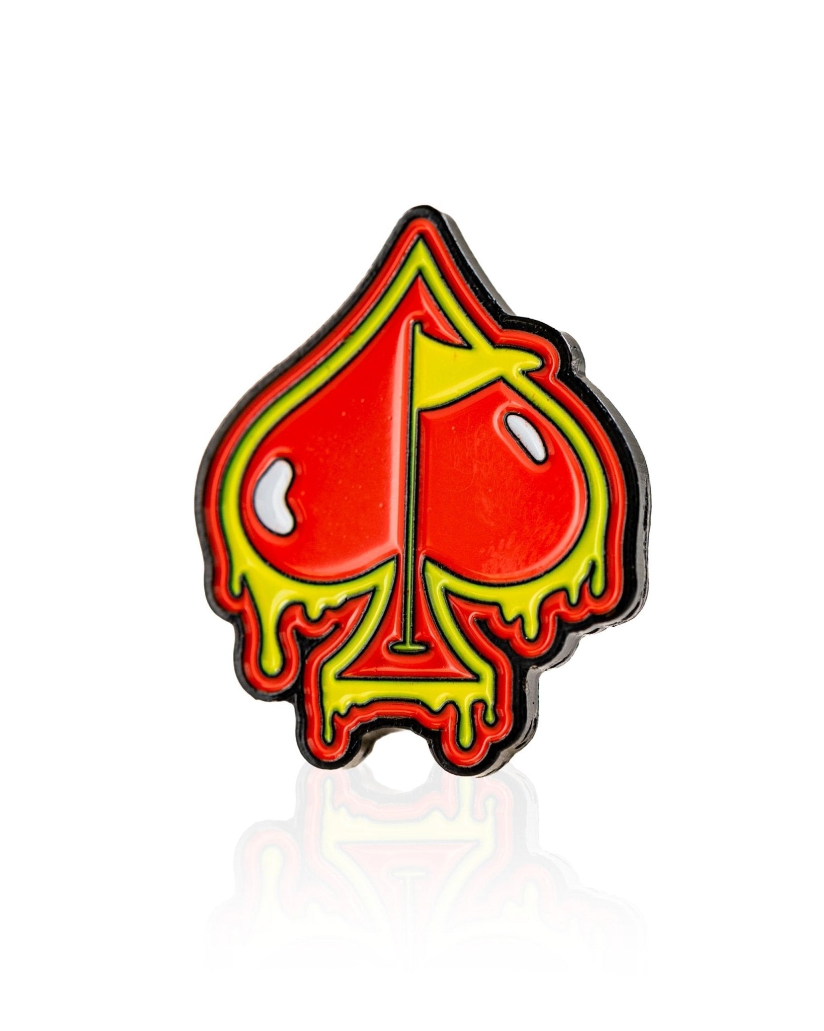 Flamin' Spade Ball Marker - Black Girl Golf