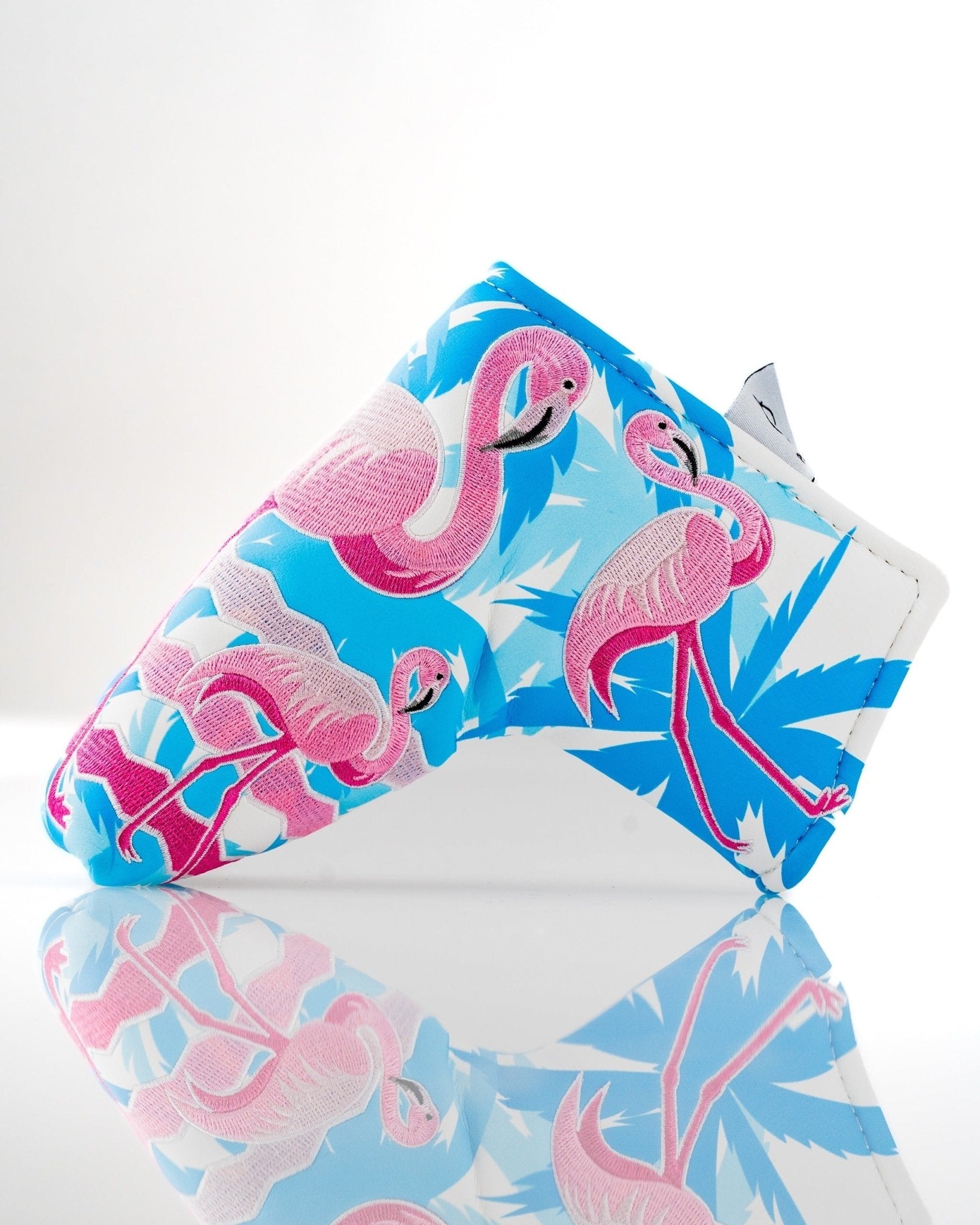 Flamingo Flock - Blade Putter Cover - Black Girl Golf