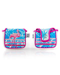 Flamingo Flock - Mallet Putter Cover - Black Girl Golf