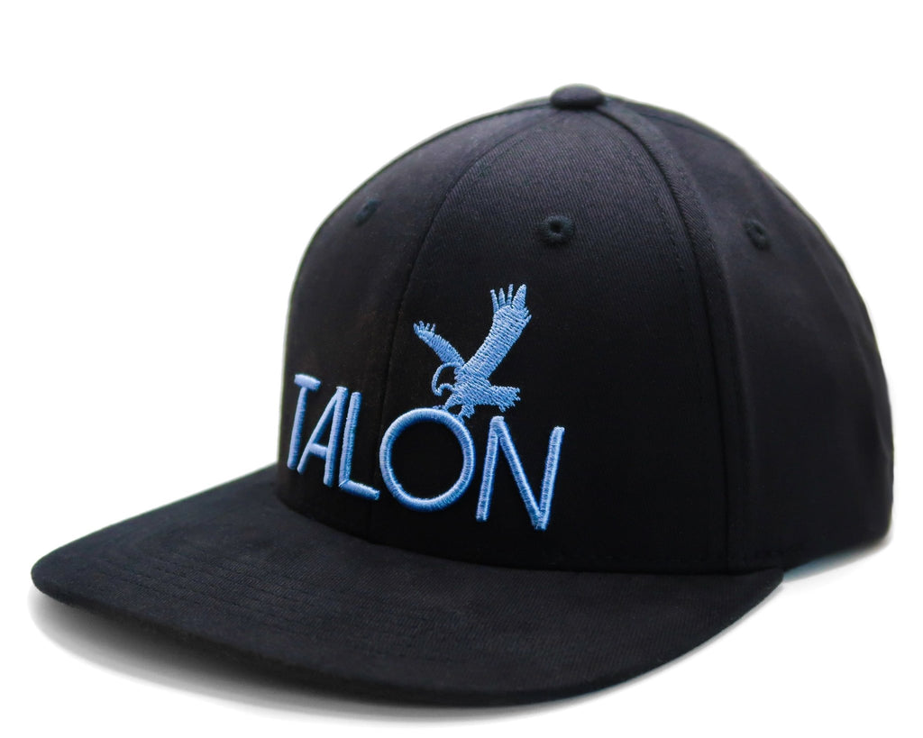 Flat Brim Hat - Black/Blue/White - Black Girl Golf