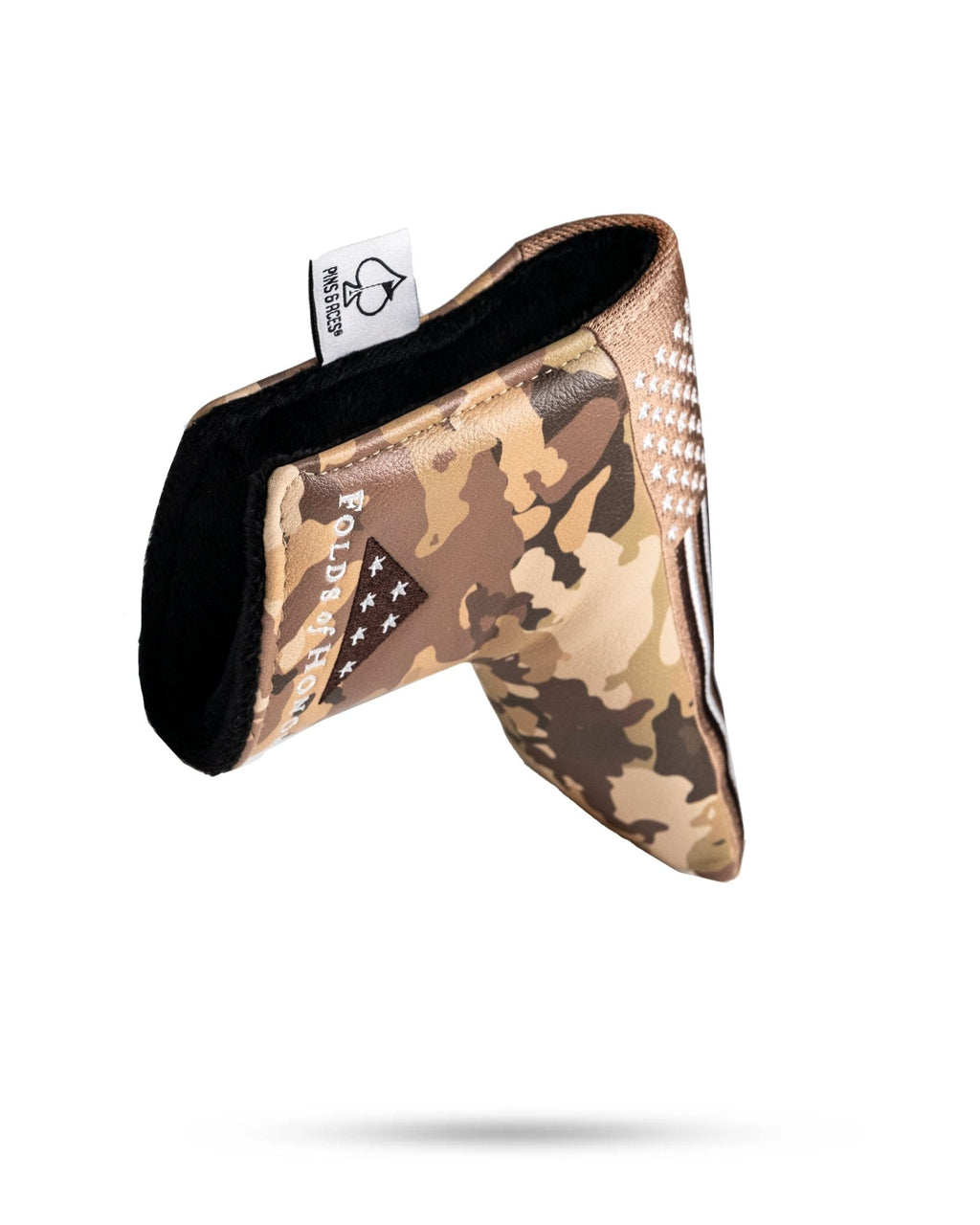 Folds of Honor 2.0 - Blade Putter Cover - Black Girl Golf