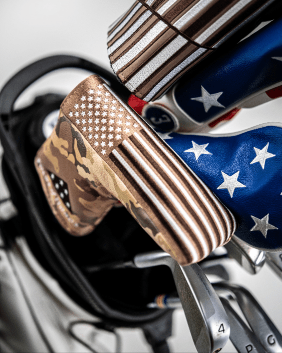 Folds of Honor 2.0 - Blade Putter Cover - Black Girl Golf