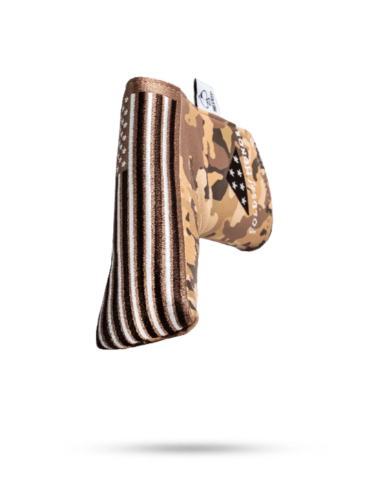 Folds of Honor 2.0 - Blade Putter Cover - Black Girl Golf