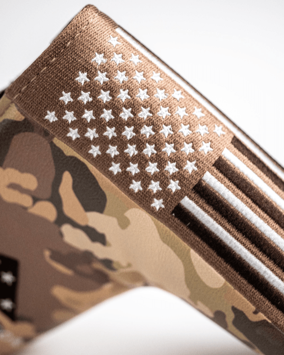 Folds of Honor 2.0 - Blade Putter Cover - Black Girl Golf