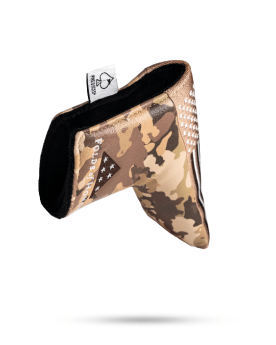 Folds of Honor 2.0 - Blade Putter Cover - Black Girl Golf