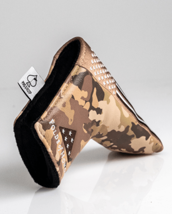 Folds of Honor 2.0 - Blade Putter Cover - Black Girl Golf