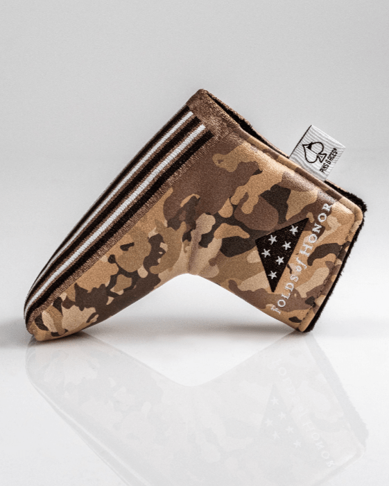 Folds of Honor 2.0 - Blade Putter Cover - Black Girl Golf