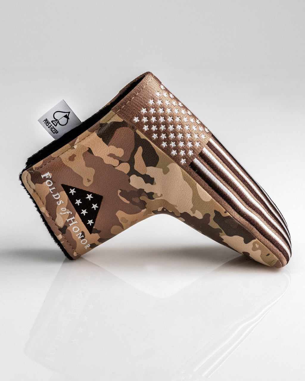 Folds of Honor 2.0 - Blade Putter Cover - Black Girl Golf