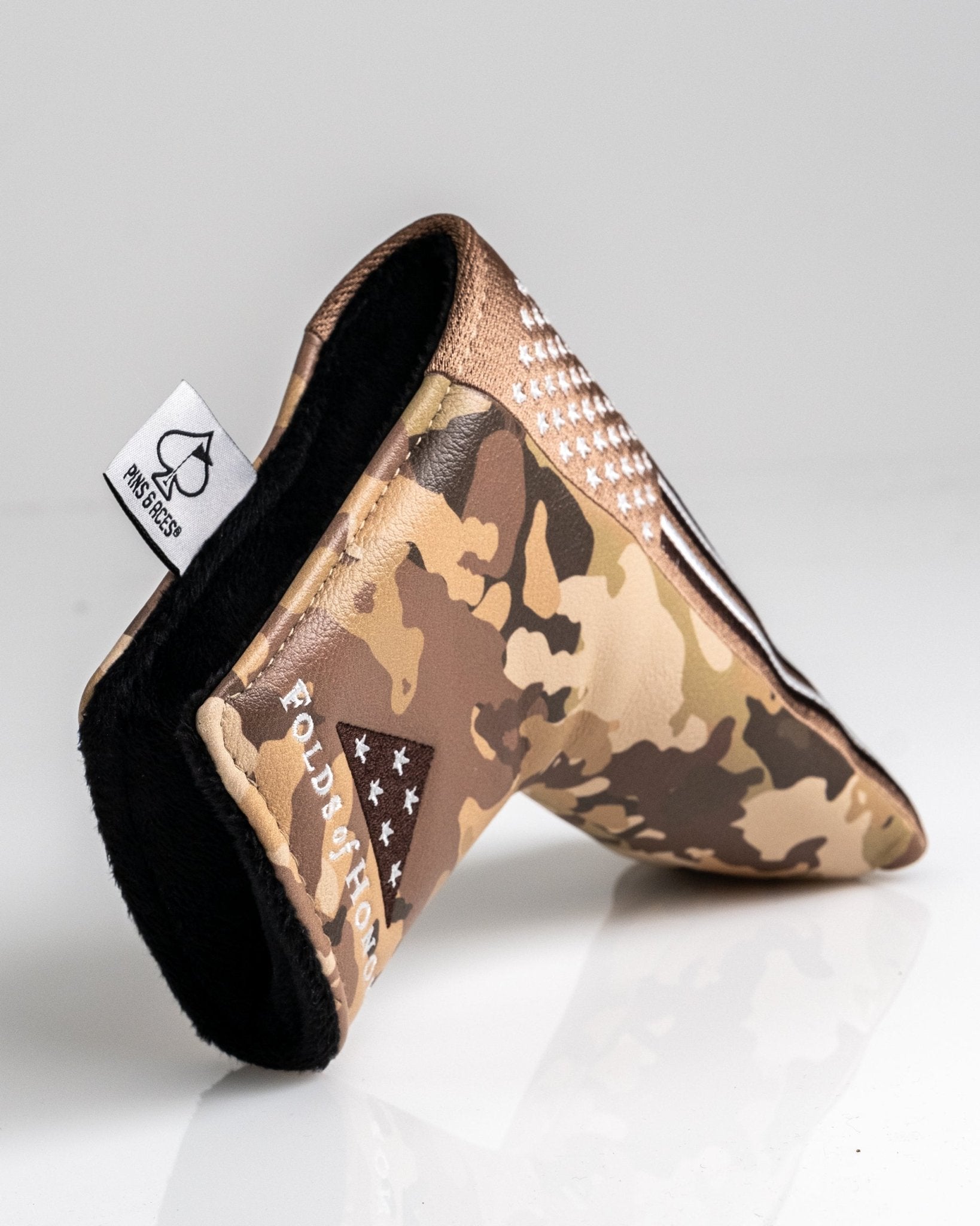 Folds of Honor 2.0 - Blade Putter Cover - Black Girl Golf